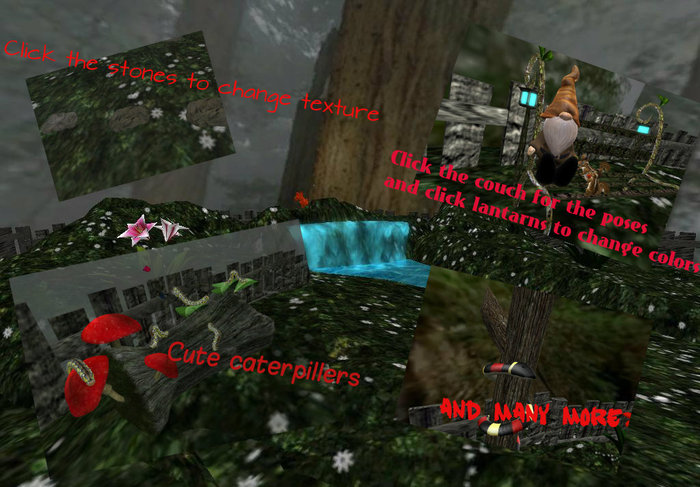 tc~The Round gnome,Flower,catterpillar Garden