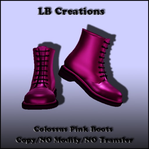 Colossus Boots *Pink* ( Boxed )