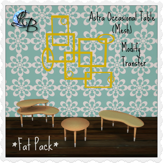 **LunaBlue - Astra Occasional Table (Fat Pack) (Mesh)