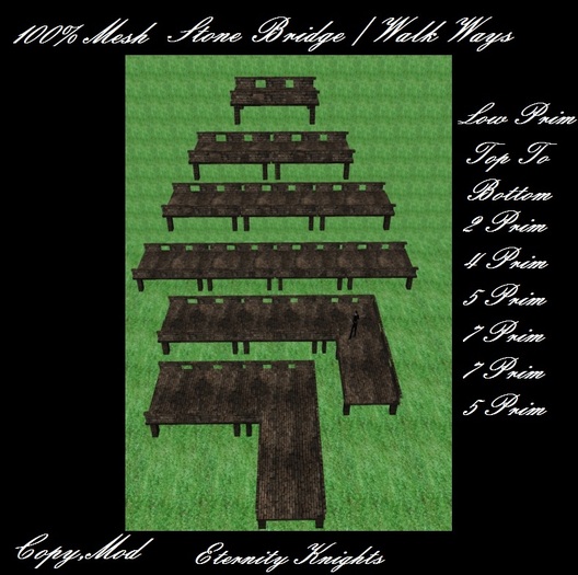 100% Mesh Stone Bridge