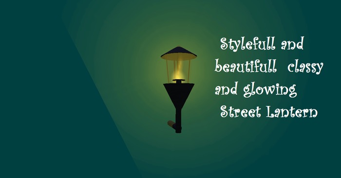 Gas Streetlight Lantern