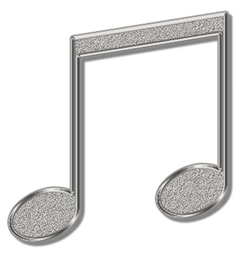 Music Note Silver 1