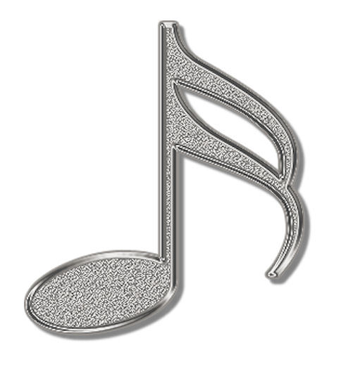 Music Note Silver 2