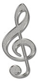 Music Note Silver 3
