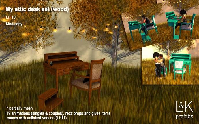 L&K - My attic desk set (wood)