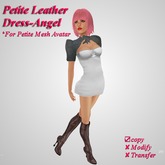*Angel Rae's* Petite Leather dress-Angel