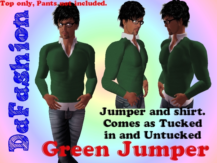 DaFashion Mens Jumper Green