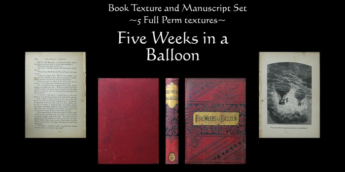 MD Five Weeks in a Balloon book texture set (Boxed) 