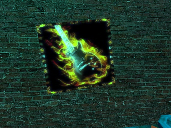 animated guitar flame image