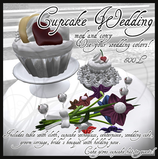 Cupcake Wedding Set - Partnership & Proposal
