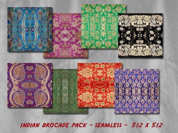 Indian Brocade Textures