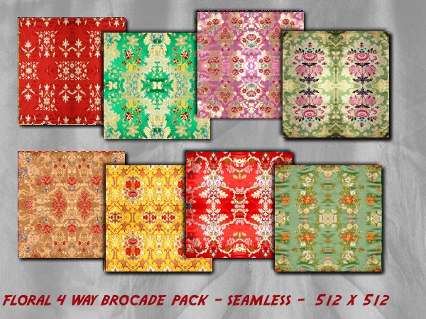 AA's Textures - 4 Way Floral Brocade