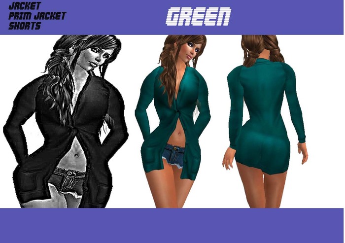 caja rebeca verde  shorts venta