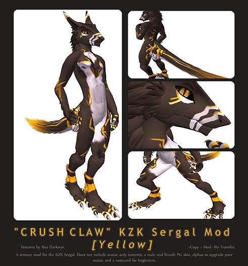Crush Claw Sergal Mod - Yellow