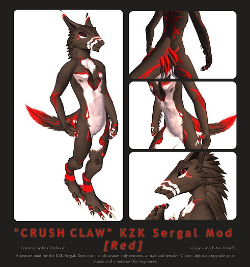 Crush Claw Sergal Mod - Red