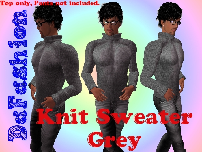 DaFashion Knit Sweater Grey