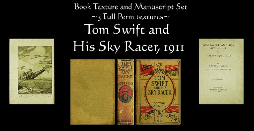 MD Tom Swift and His Sky Racer 1911 Book texture set (Boxed) 