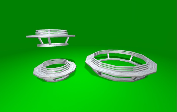 1 prim full perm "Circle Bench" sculpt map, any texture
