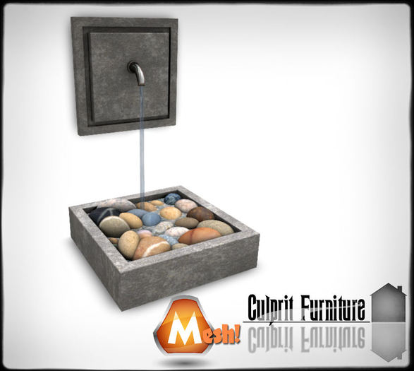 Culprit Sandstone Pebble Fountain (mesh)