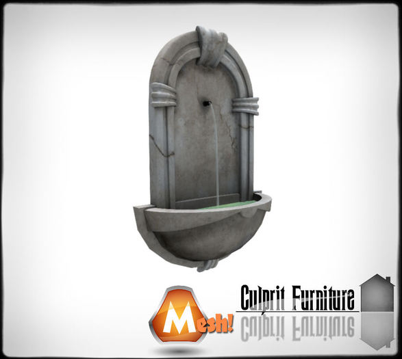 Culprit Roman Wall Fountain (mesh)