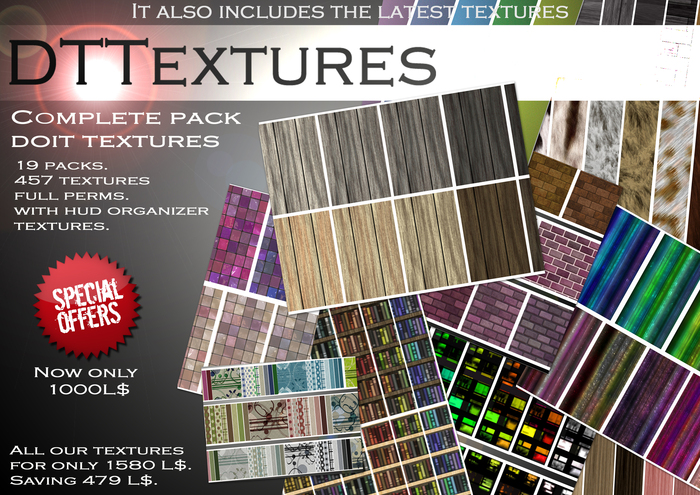 SPECIAL OFFER!! DoiT Textures - Complete Pack DTTextures