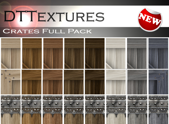DTTextures - Crates Full Pack