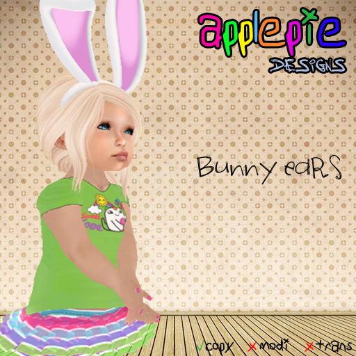 >> applepie << Designs ~ Bunny ears white