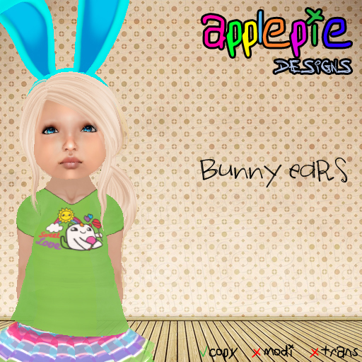 >> applepie << Designs ~ Bunny ears blue