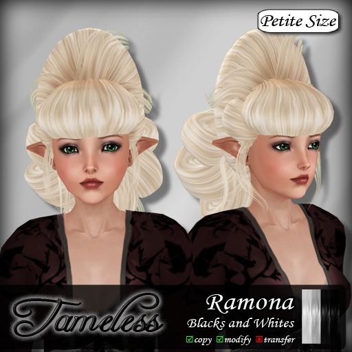 Tameless Hair Ramona (petite) - Blacks and Whites