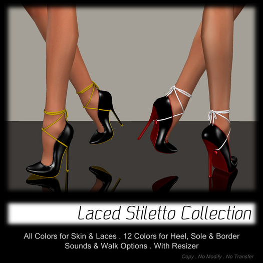 - MPP - Laced Stiletto - Black