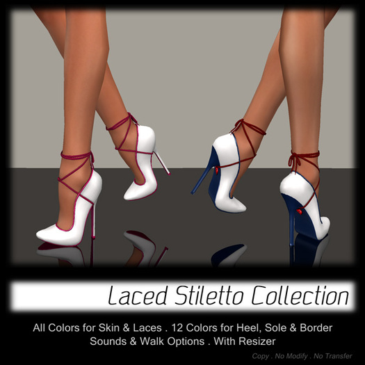 - MPP - Laced Stiletto - White