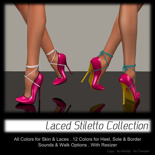 - MPP - Laced Stiletto - Pink