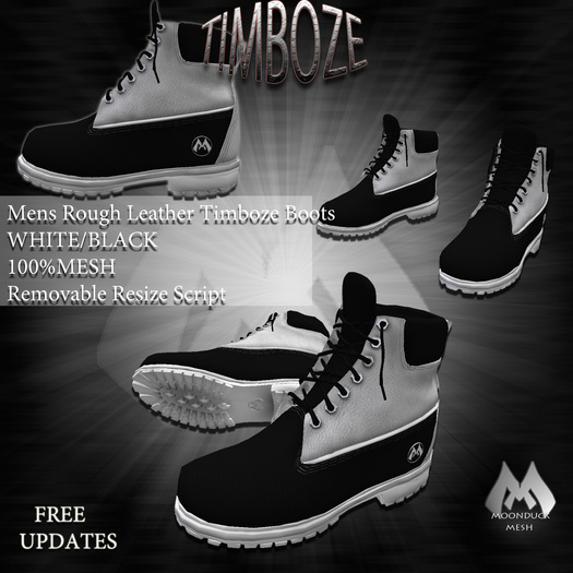 TIMBOZE_ WHITE/BLACK  (boxed)