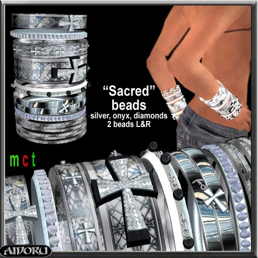 AIDORU sacred beads 2 pack hers