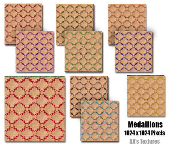 AA's Textures - Medallion Brocade
