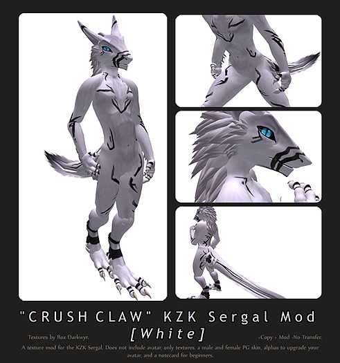 Crush Claw Sergal Mod - White