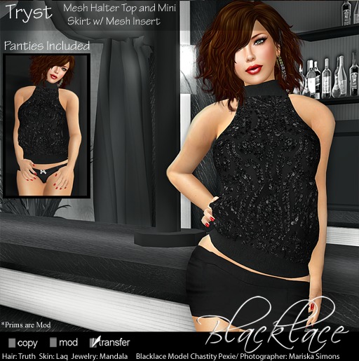 ~Blacklace~ Tryst: Sexy Pack 5 Colors
