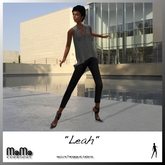 MoMo - Leah Blouse (drop back) black (compatible Slink Physique)