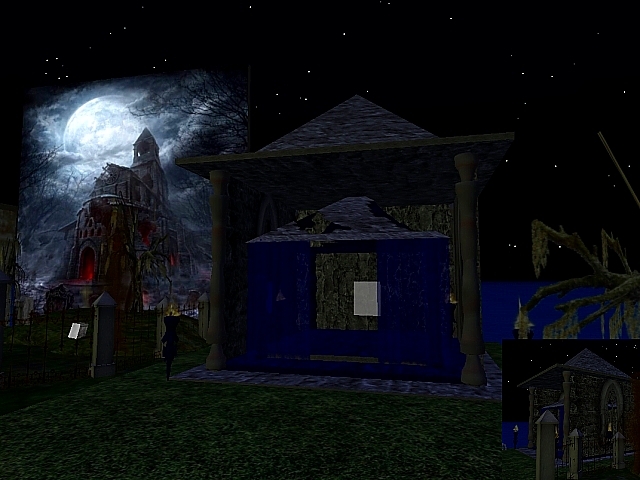 Royal Blue  Gothic Tomb