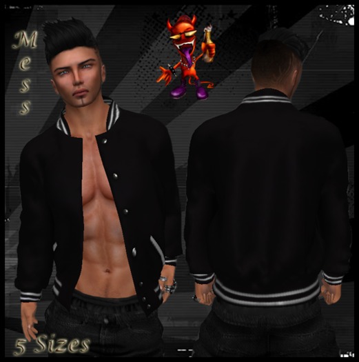 ..::Drunk Devil ::.. ~ Black ~ MESH Jacket