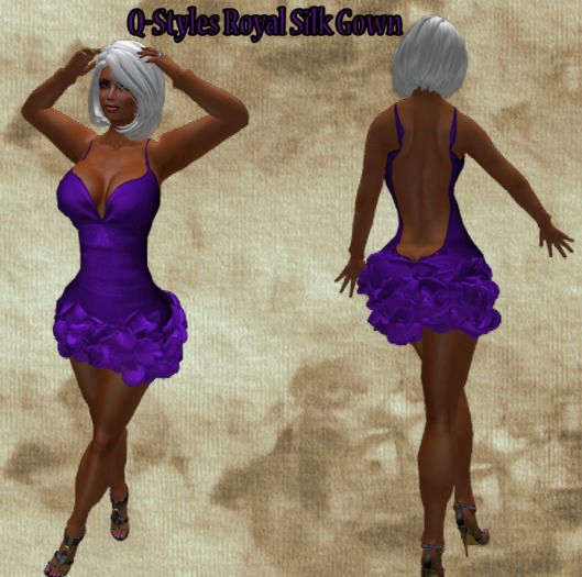 Q-Styles Royal Silk Gown