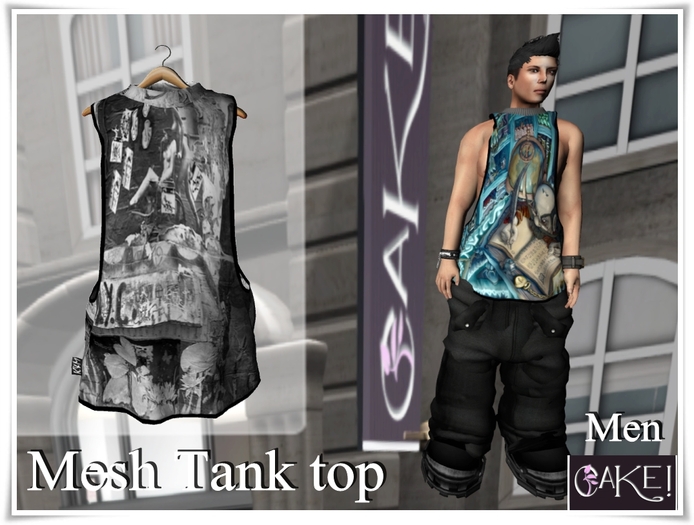 [>CaKe!!<]]-Mesh Tank Top-#4