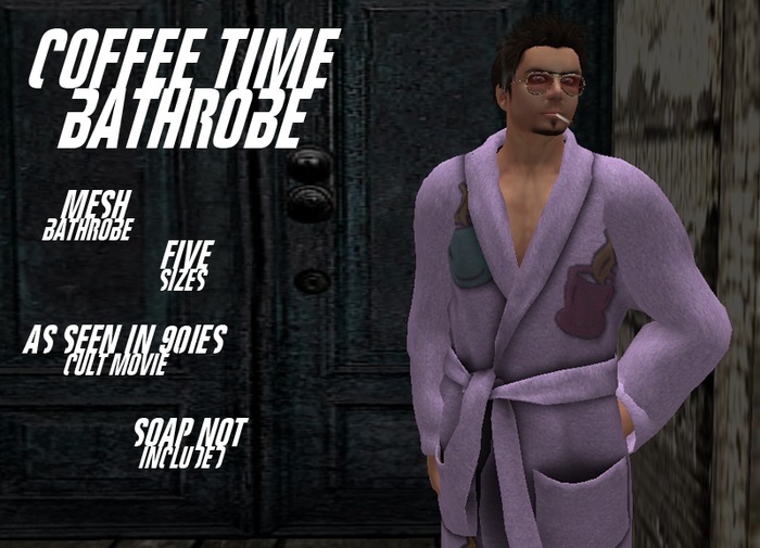 MESH Coffee Time Bathrobe