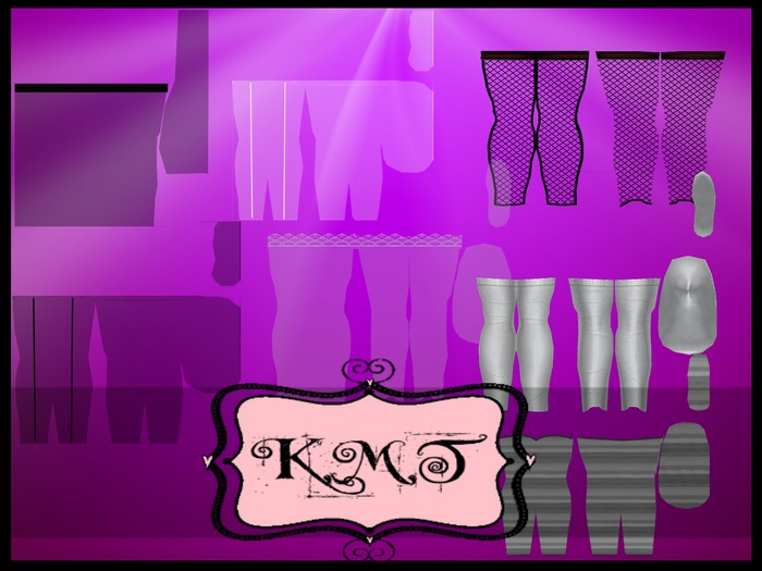 .:::K,M,T:::.Rass Creation Socks & Stockings Templates 