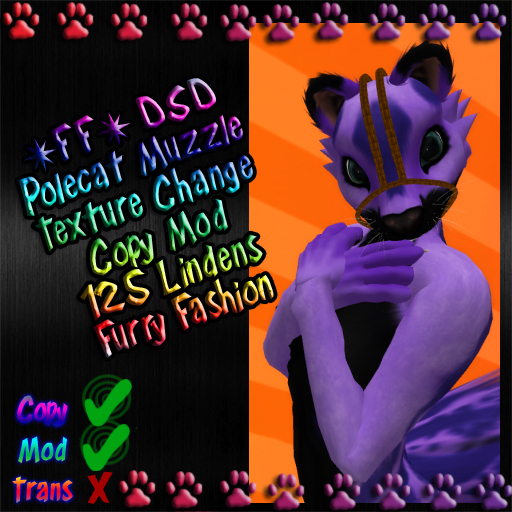 ~FF~ DSD PoleCat Muzzle (Texture Change)