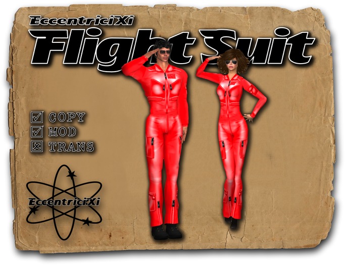 ~EccentriciXi~ Flight Suit Red
