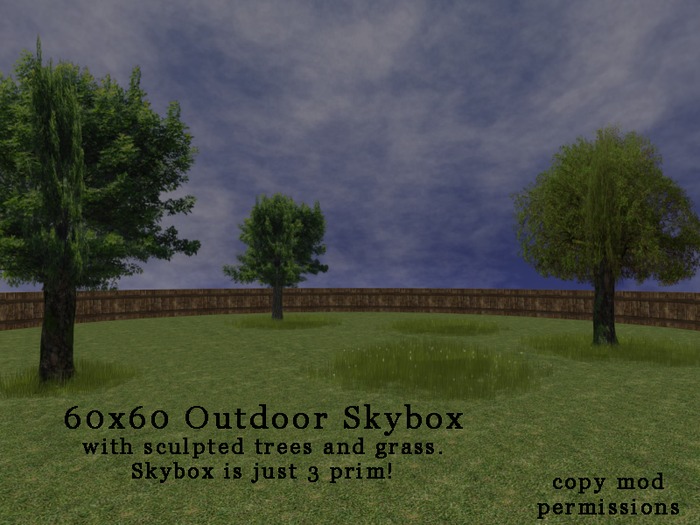Old World Designs 60x60 outdoor skybox 
