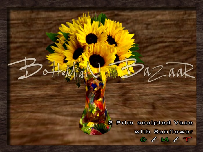 Vase With Sunflowers