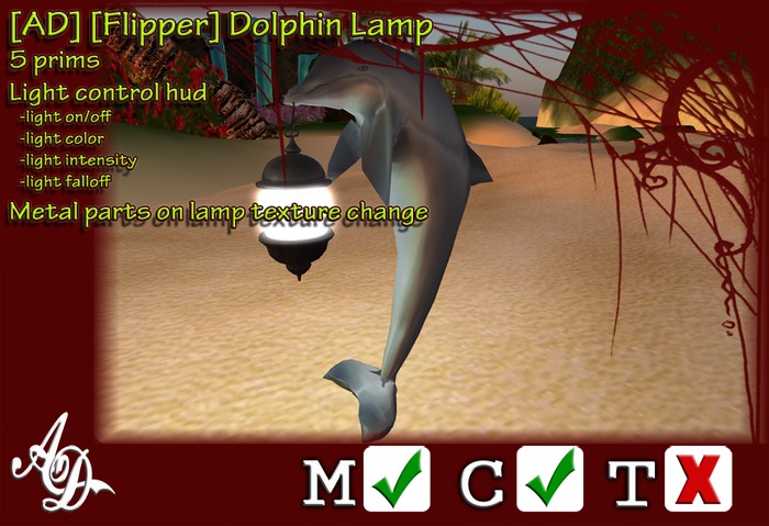 [AD] [Flipper] Dolphin Lamp