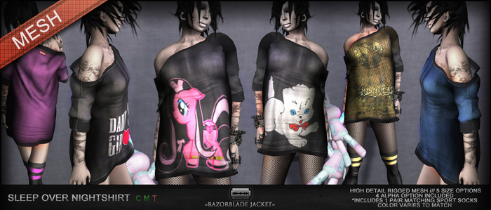 =Razorblade Jacket= Nightshirt /// DEMO